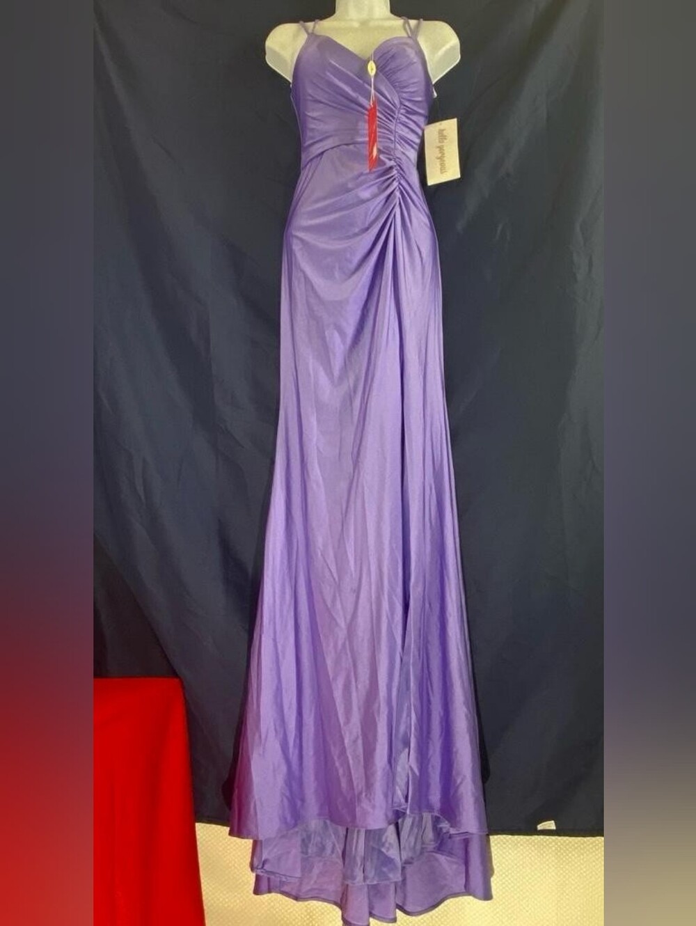 Dancing Queen Lavender Purple Spaghetti-Strap Prom Gown XS